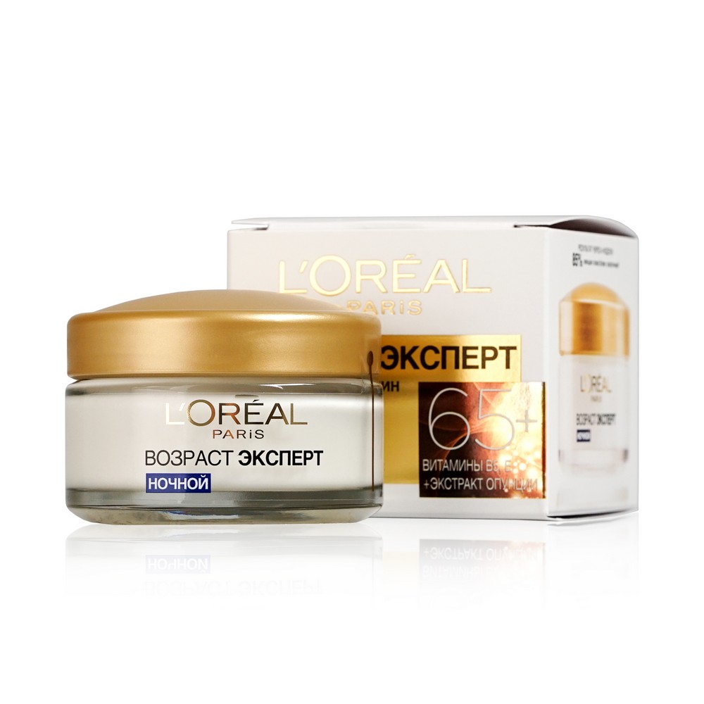 Ночной крем L'Oreal Paris Возраст Эксперт 65+ для всех типов кожи 50мл