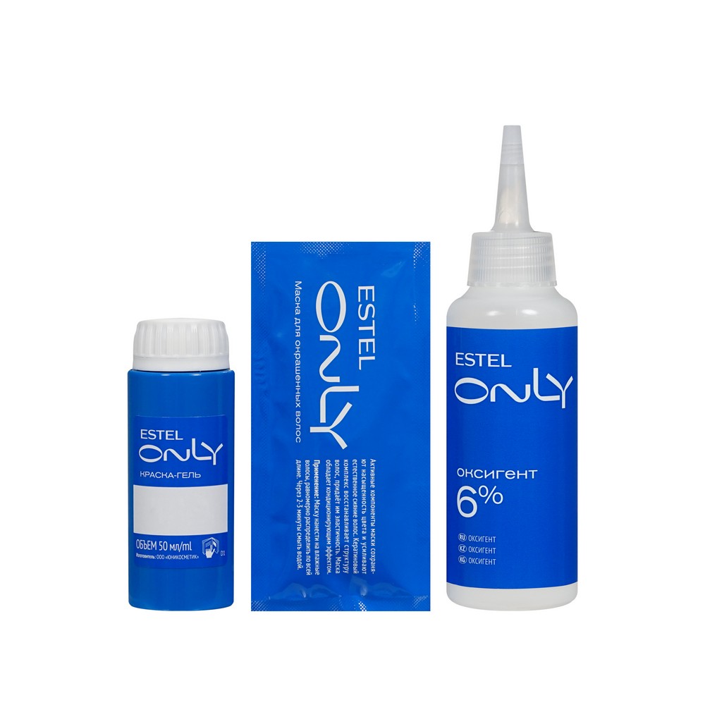 Стойкая краска - гель Estel Only для волос 7/77 Русый коричневый интенсивный