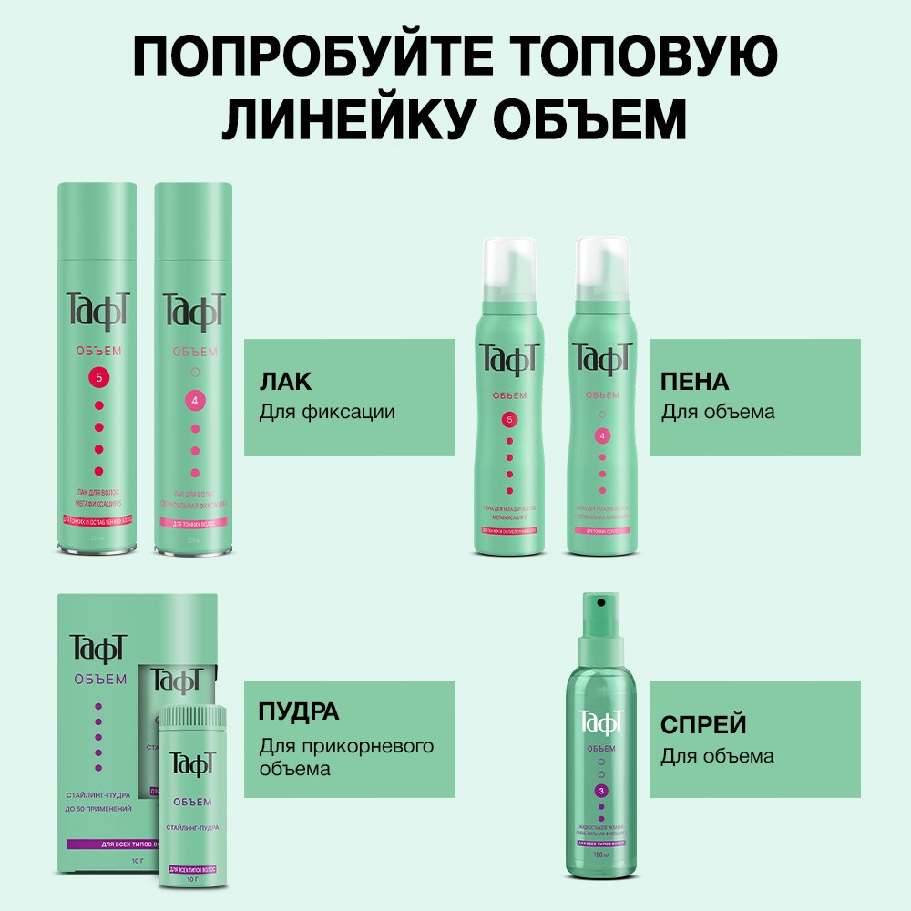 пудра для укладки волос Taft мгновенный Объем стайлинг - Сверхсильная фиксация (4) 10г