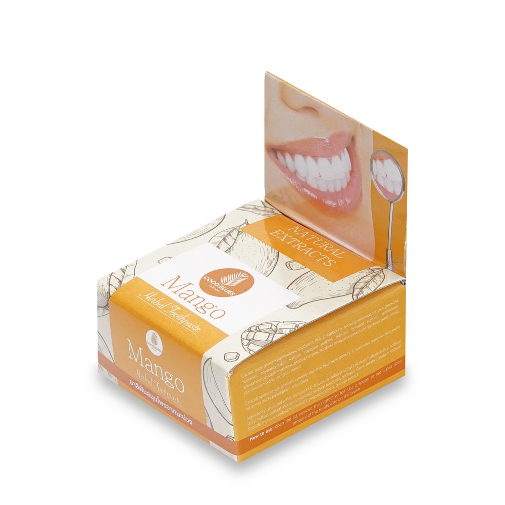 Травяная зубная паста Coco Blues " Mango " 30г