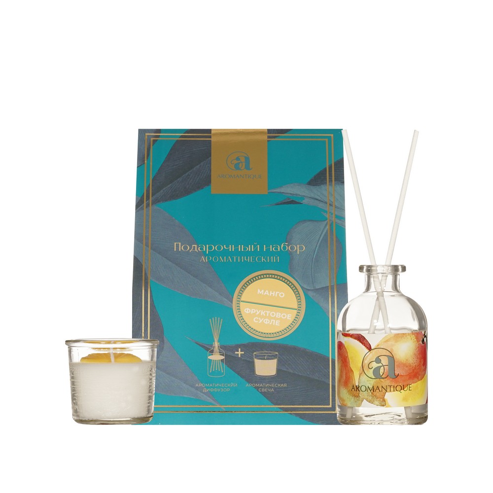 AROMANTIQUE освеж воздуха декор диффузор ароматич. Манго+Фруктовое суфле 2ШТ