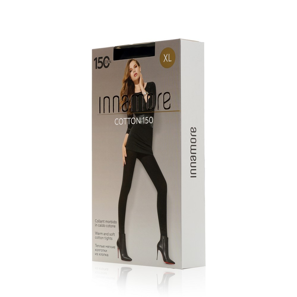 Женские колготки Innamore Cotton 150den Nero 5 размер