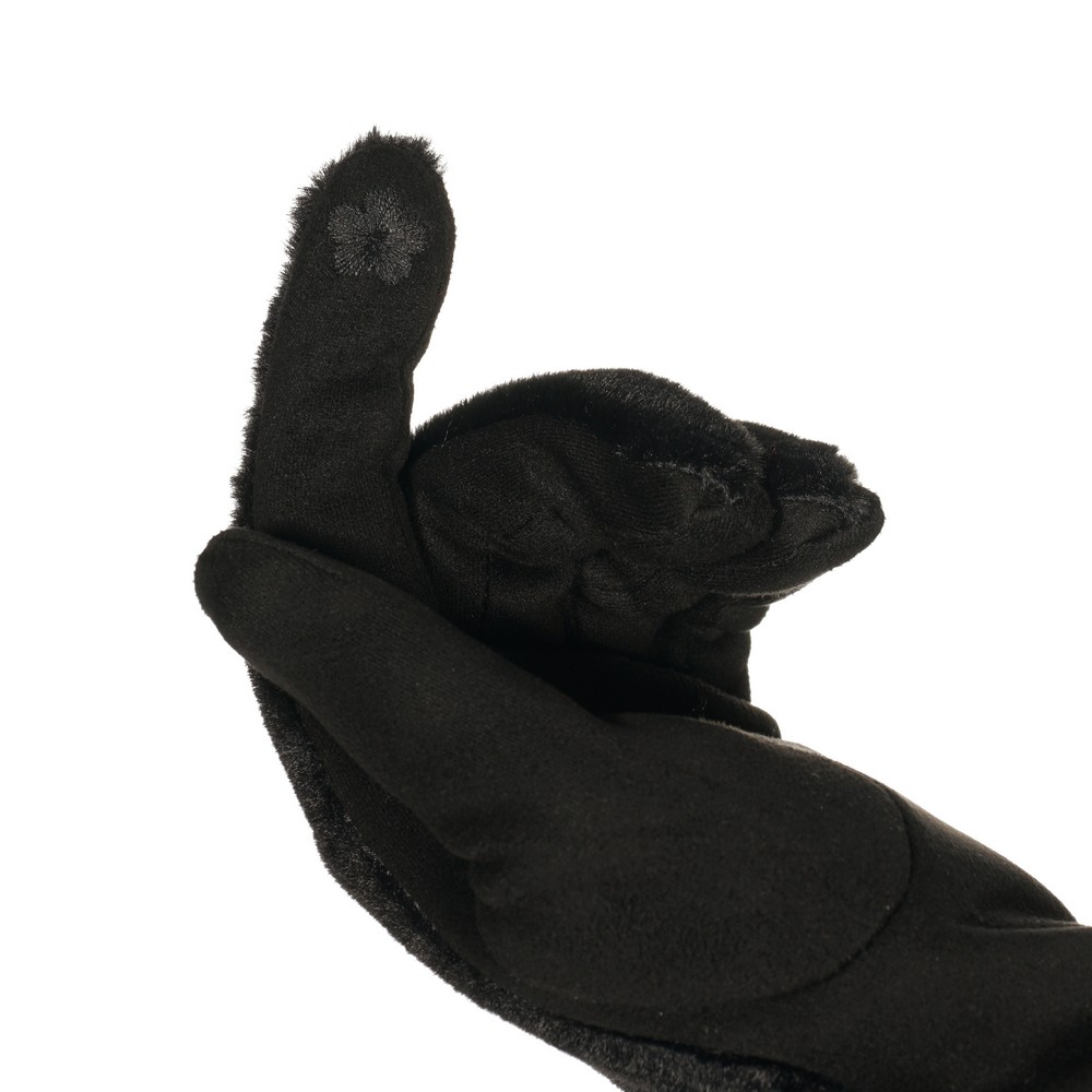 ATTO Перчатки женские с мехом (черные) р-р М 1 пар