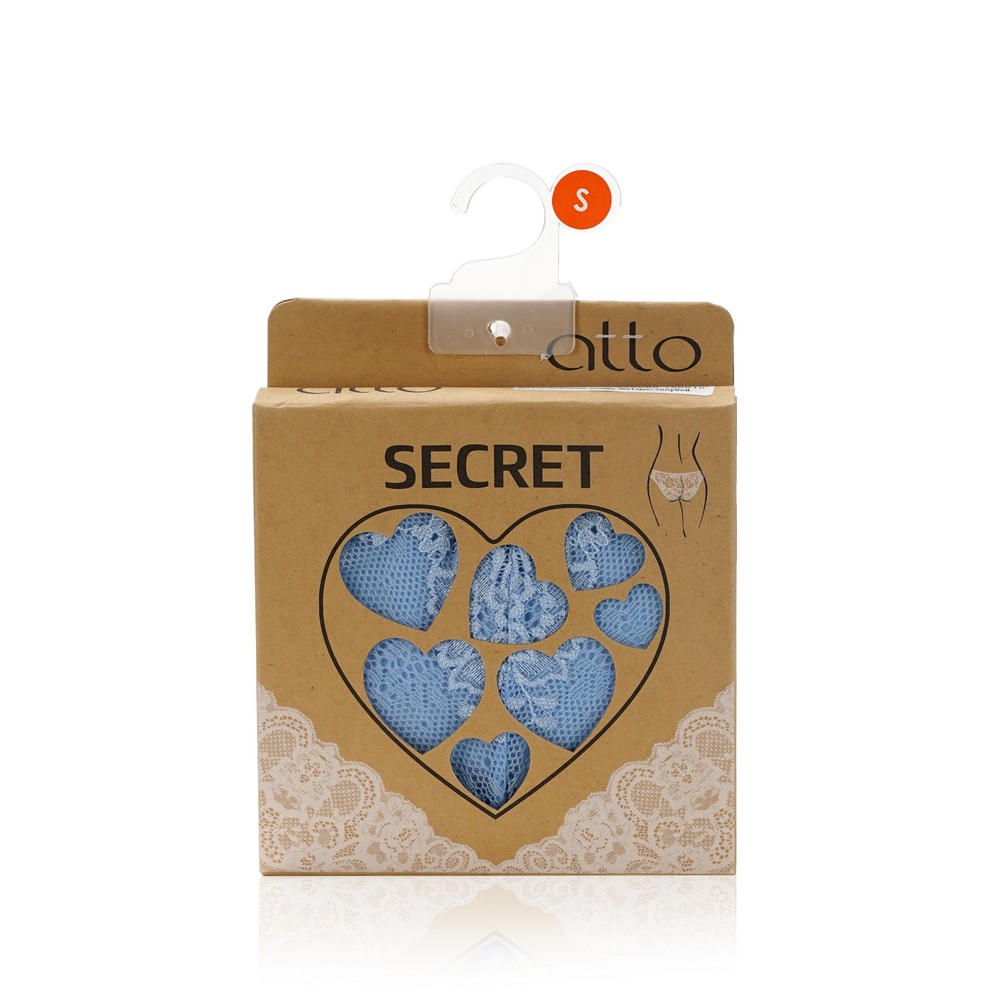 Женские трусы Atto Secret бразильяно голубые , S