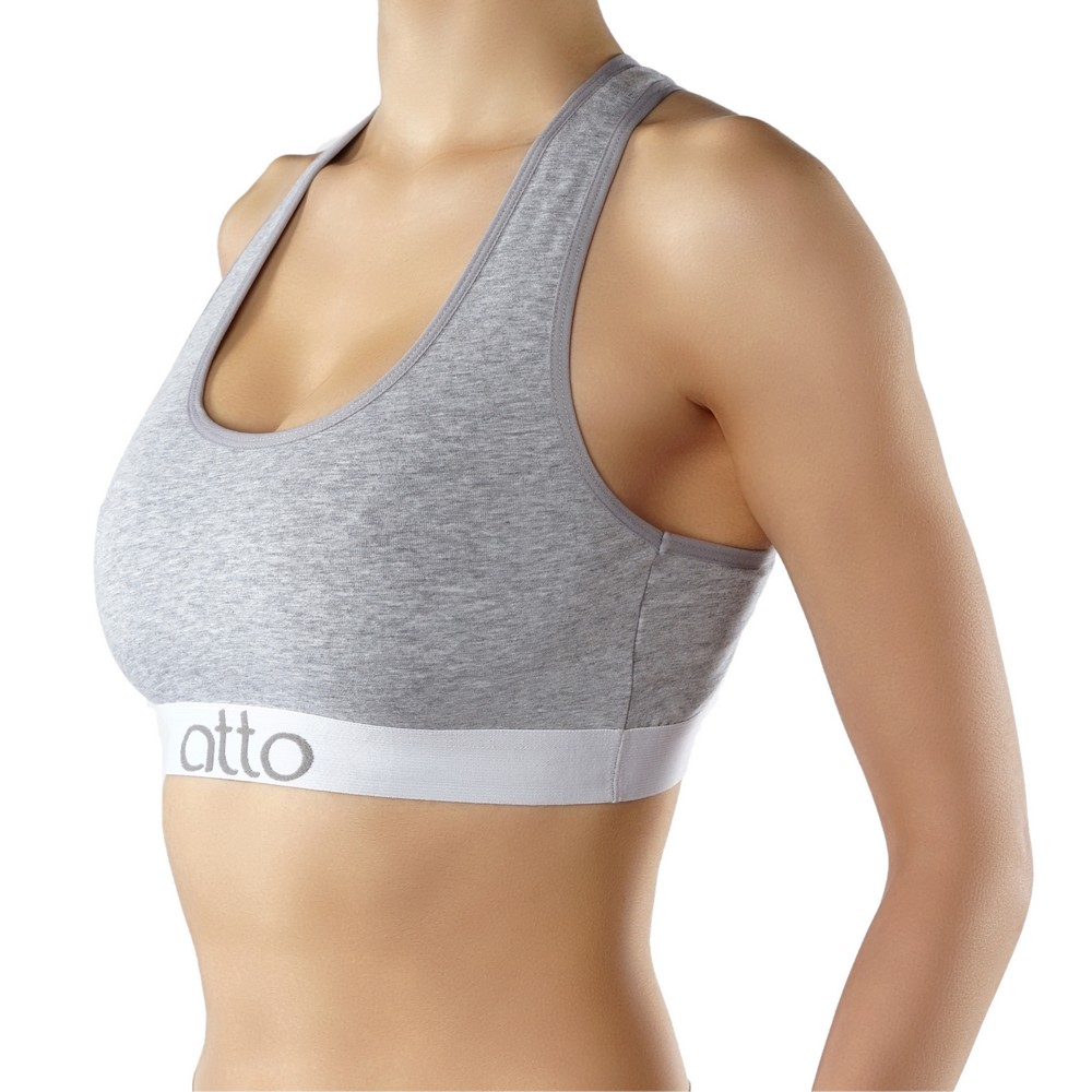 Бюстгалтер - топ Atto Basic Bra , Серый , XL